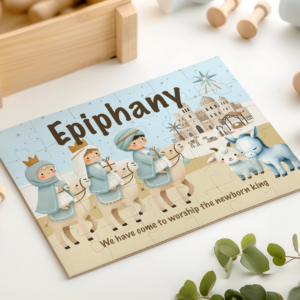 30-Piece Blue Epiphany Three Kings Puzzle