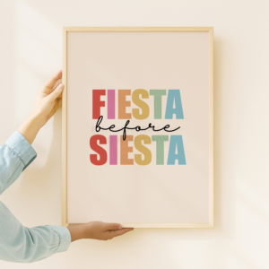 Fiesta Before Siesta Print | Kids Room Decor (Digital Download 11x14