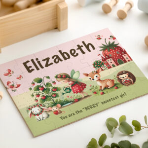 PERSONALIZED 30-Piece Strawberry Fairy Puzzle
