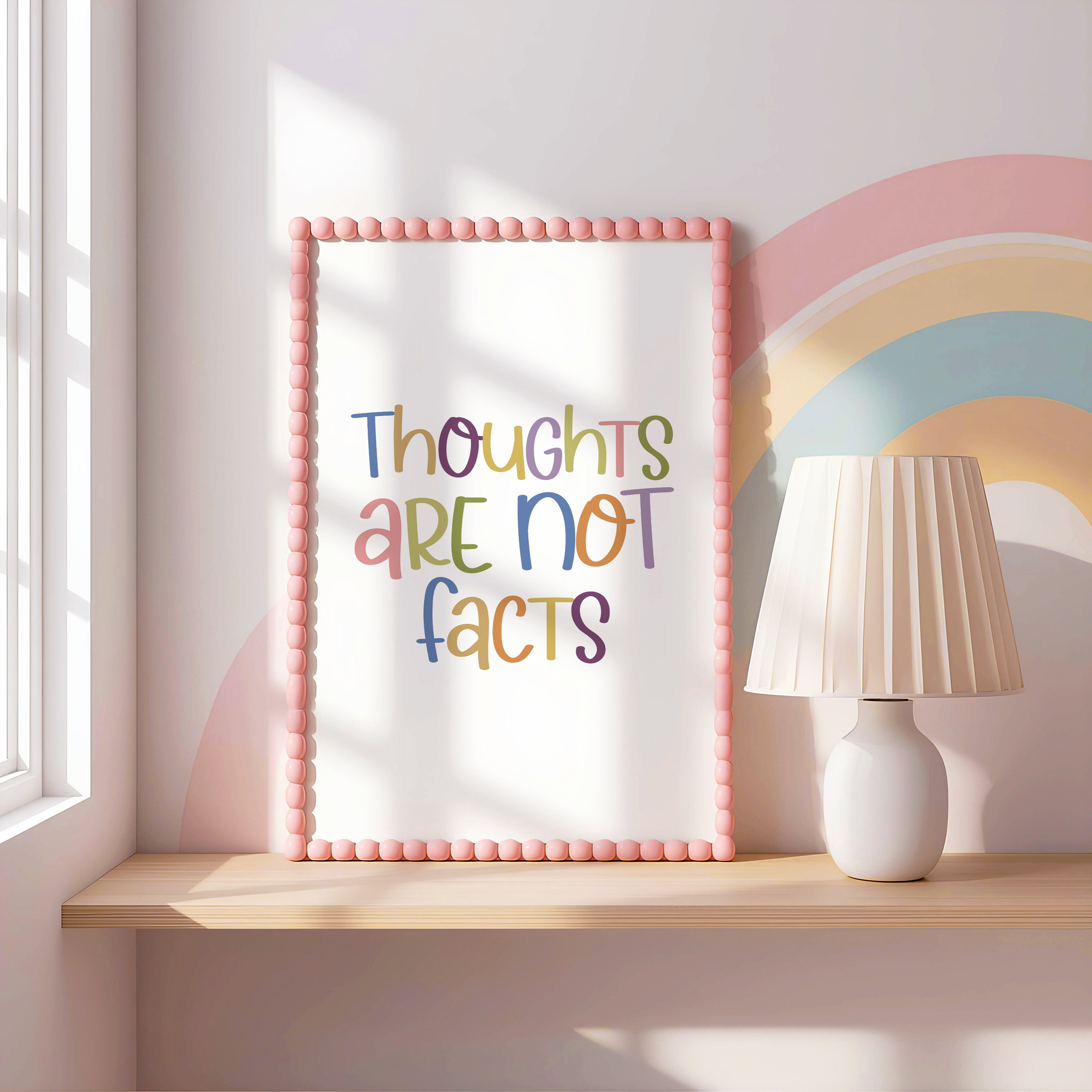 Thoughts are not Facts | Kids Room Decor (Digital Download 11x14)